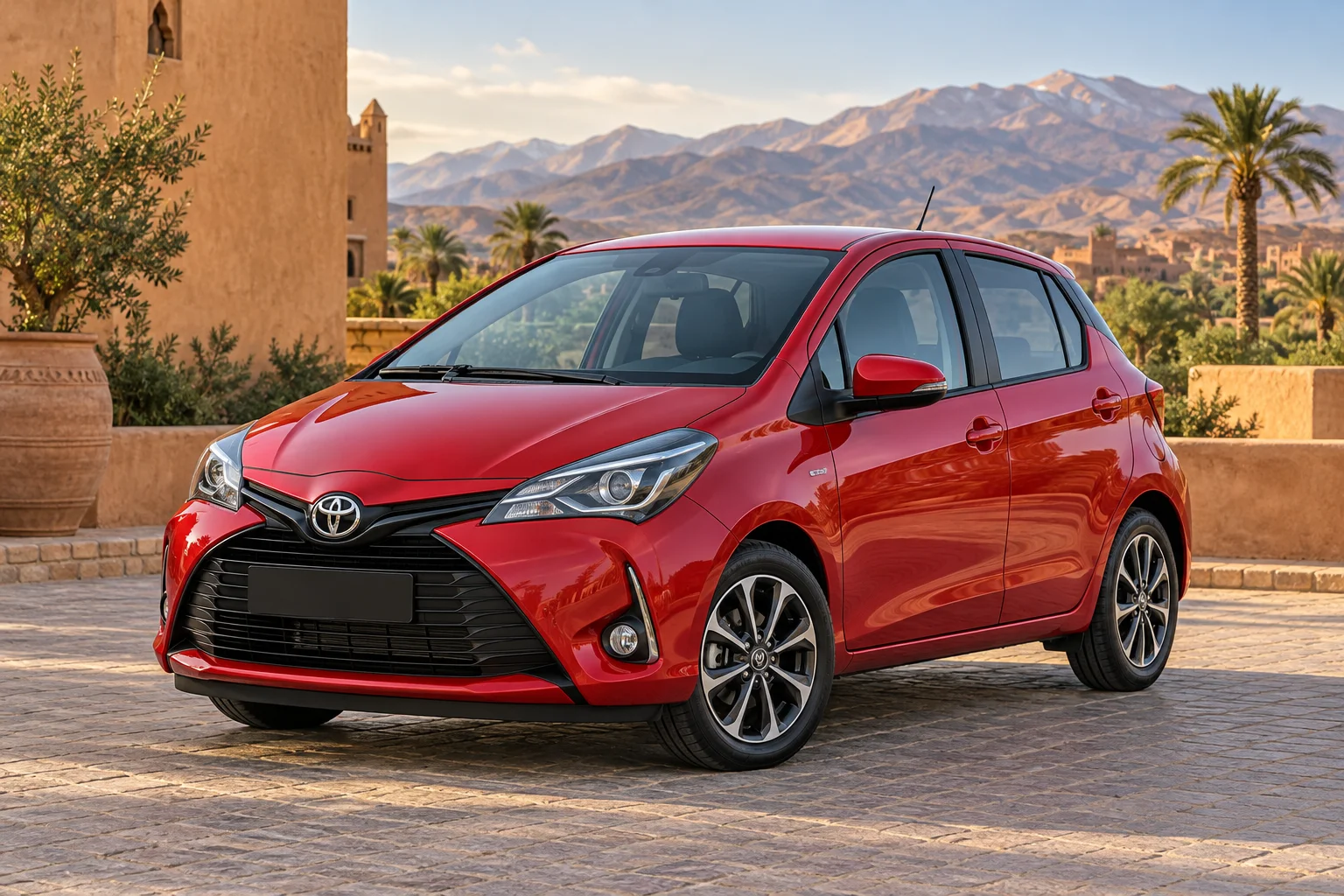 Toyota Yaris model illustration